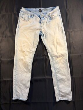 Buffalo David Bitton Pale Blue Men's Slim Fit Jeans